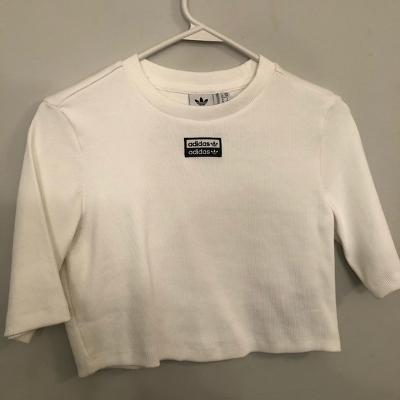 adidas fitted crop top